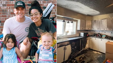 A Kansas mother is issuing a warning after her dishwasher caught fire while her family was sleeping.