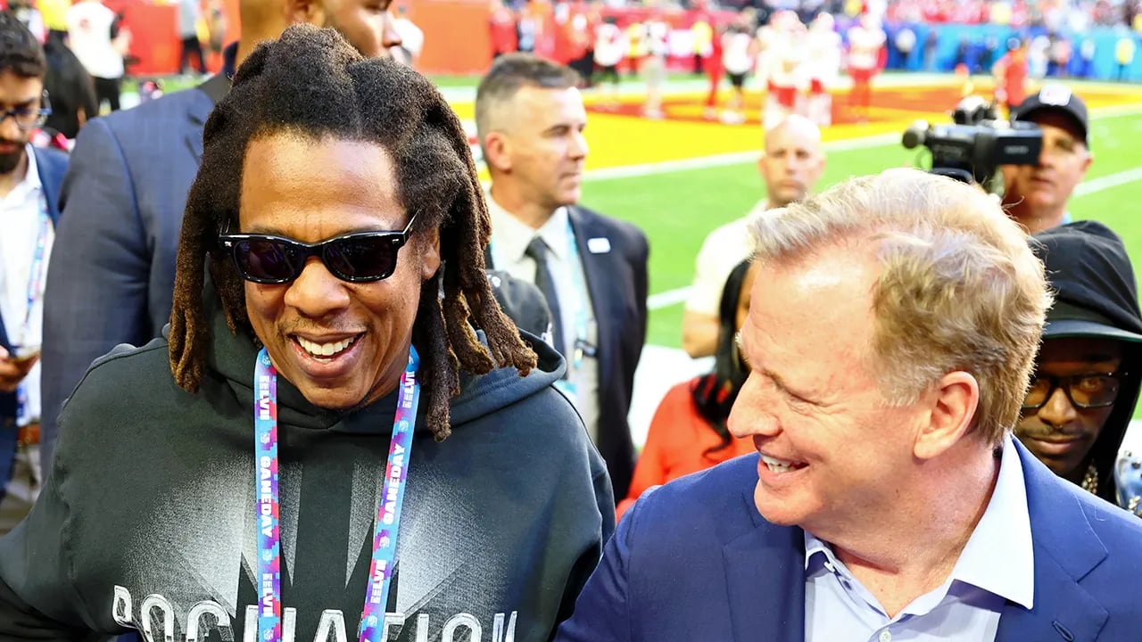 Amid sexual assault allegations, NFL Commissioner Roger Goodell confirms Jay-Z's relationship with the league remains unchanged.