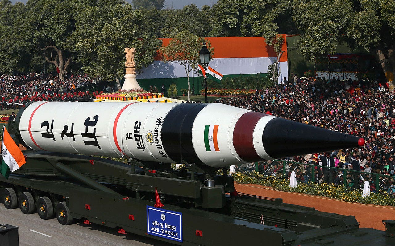 India successfully conducts its first test flight of a missile capable ...