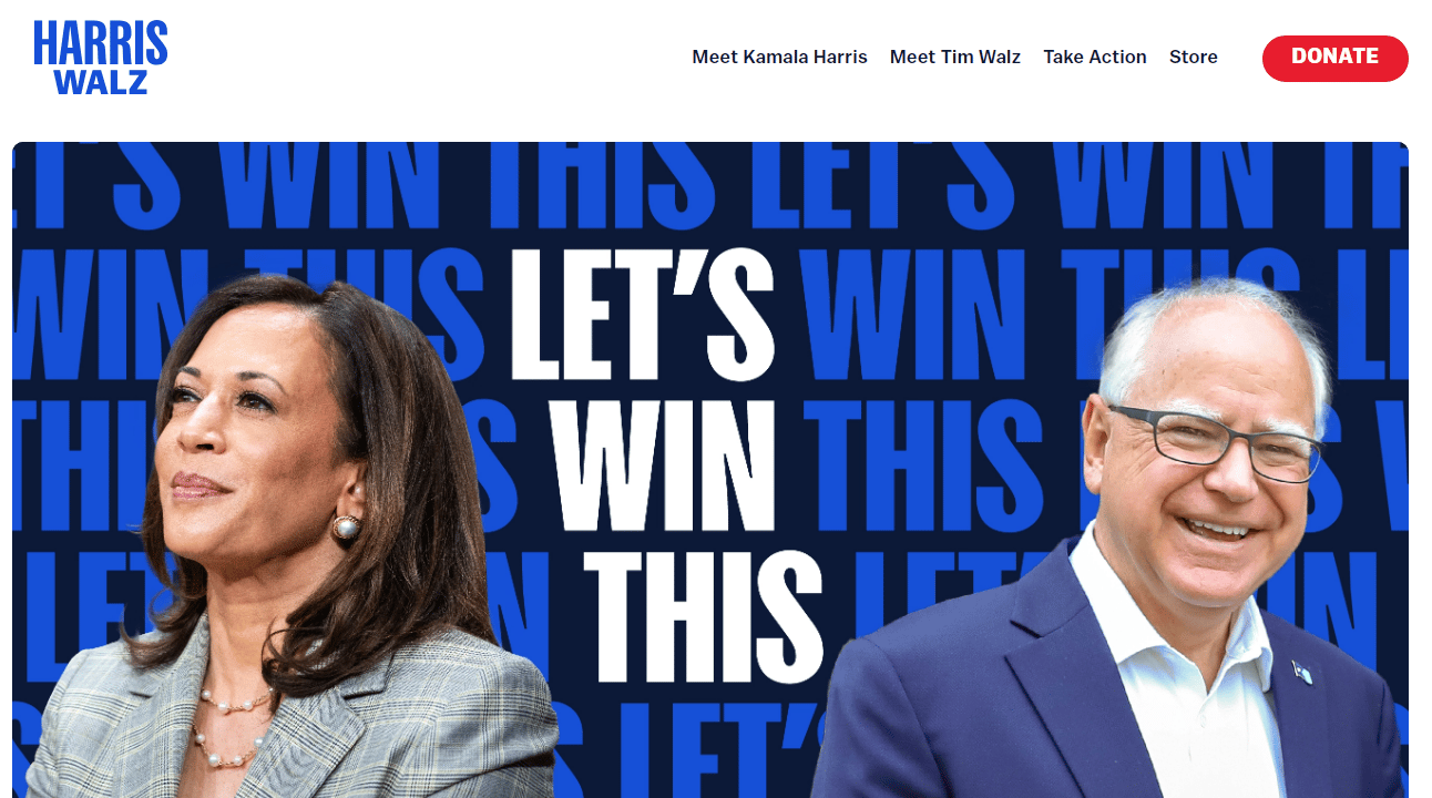 The DNC has kicked off, but the Harris campaign website still lacks policy positions.