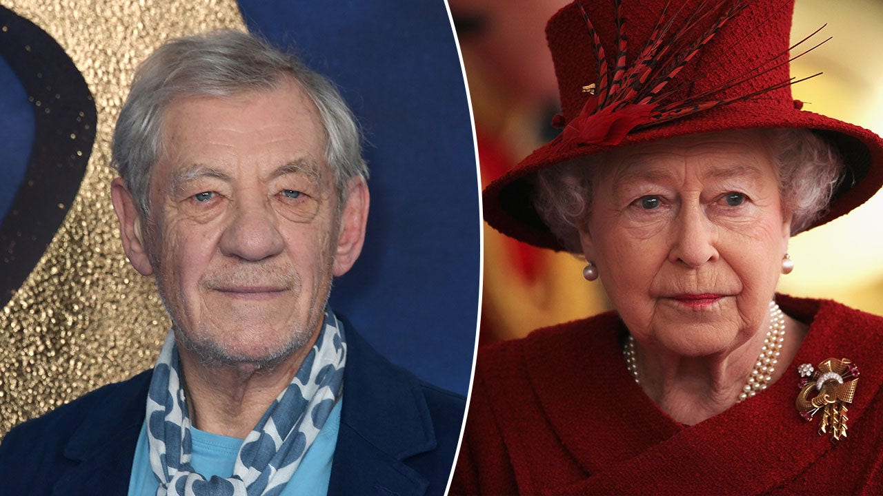 In a scathing critique of the royal family, Ian McKellen criticizes Queen Elizabeth and Prince Harry.