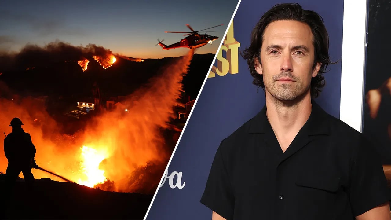 Milo Ventimiglia, star of 'This Is Us,' lost his home in California wildfires just days before his wife was set to give birth.