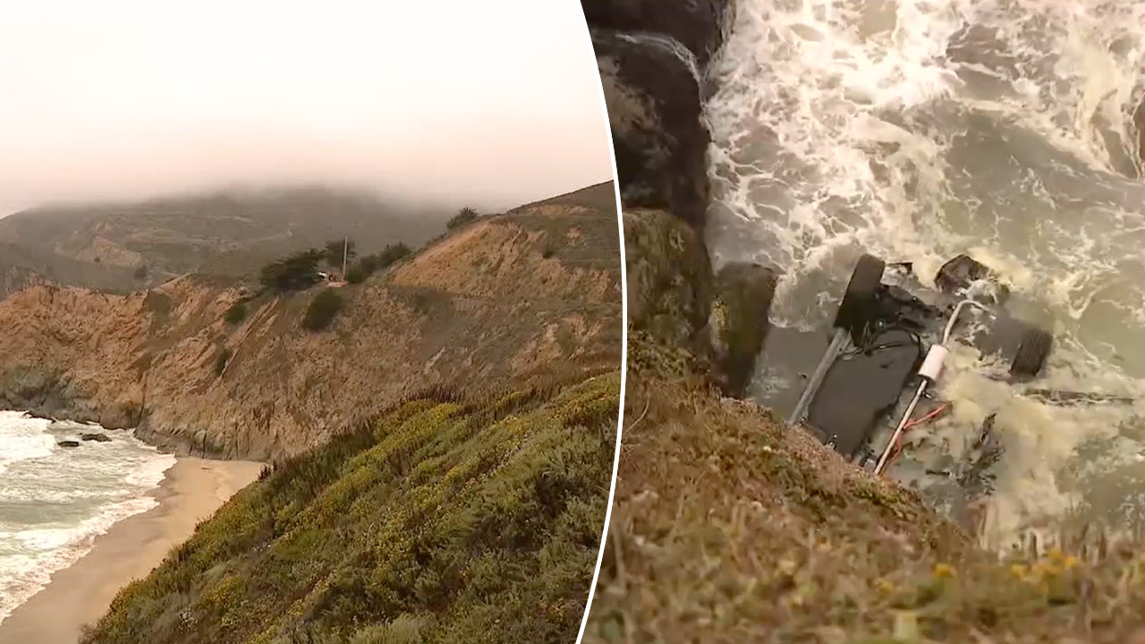 Over California's Devil's Slide cliff, a car plunged and three victims were identified.