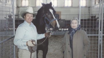 American cowboy pal confided in Queen Elizabeth over 'guilty conscience'.