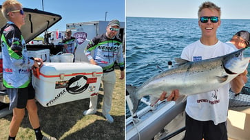 Rarely seen fish species caught by Pennsylvania fisherman in Lake Erie.