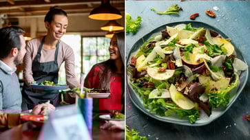 Nutrition experts reveal their top tips for ordering healthily at a restaurant while on a diet.
