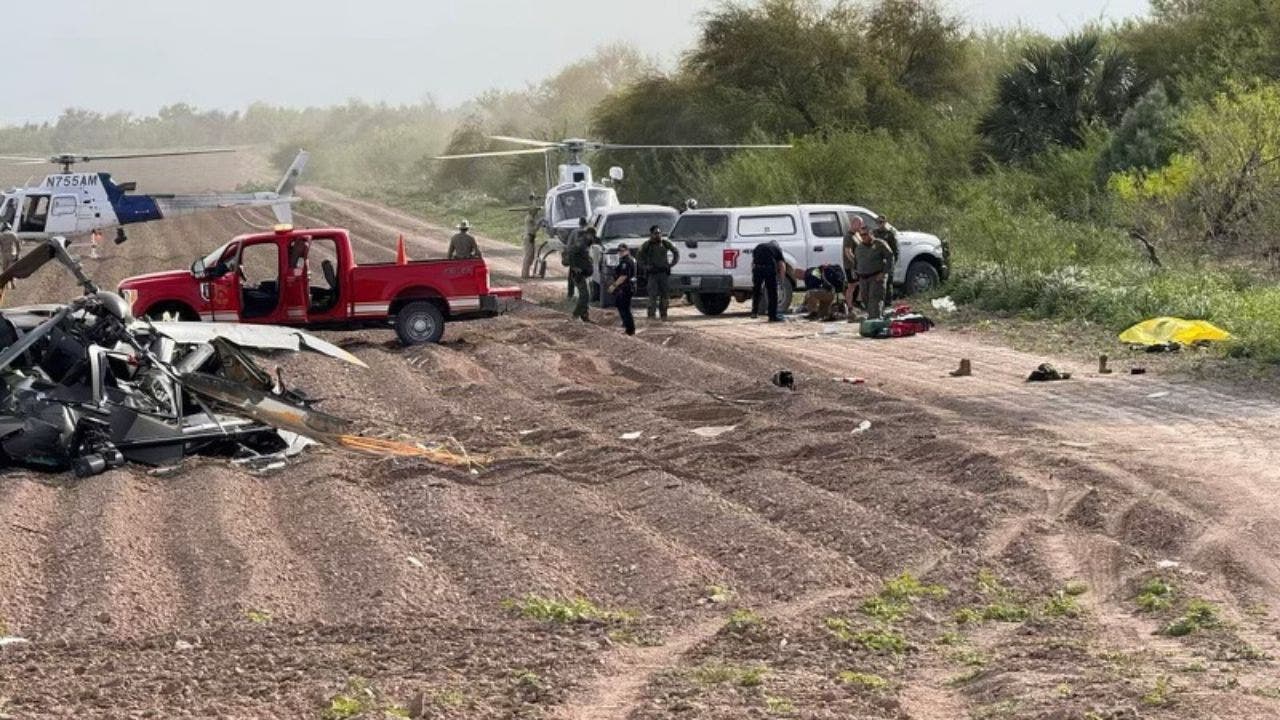 A helicopter from the National Guard crashed near the southern border in Texas, resulting in reported fatalities.