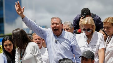 Biden meets with Venezuelan opposition leader who declared victory over Maduro.