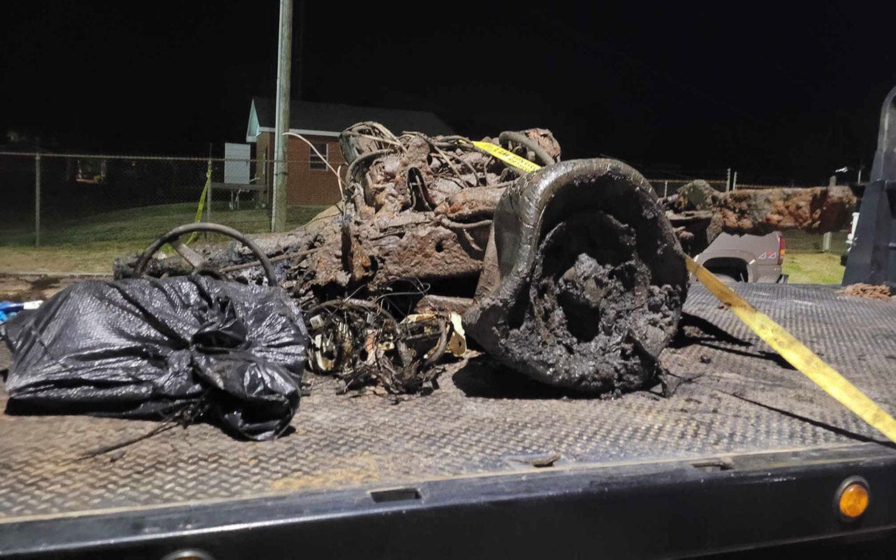 The discovery of a car and human remains in a North Carolina creek could provide answers to the 1982 cold case.