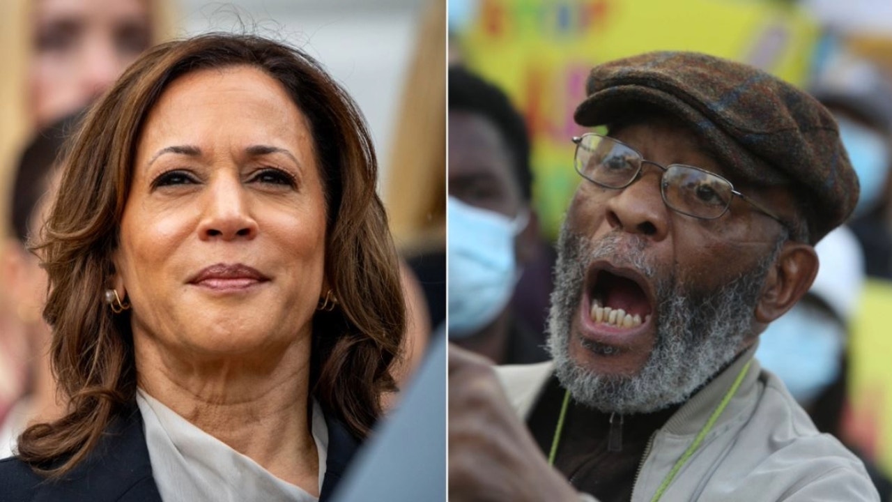 'Praise for Pastor': Harris has frequently commended her pastor who attributed 9/11 to America.