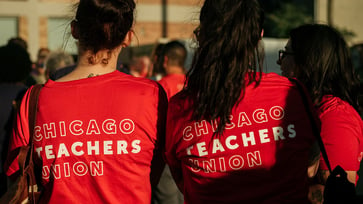 The Chicago Tribune criticizes the "outlandish" teachers union for demanding higher pay, stating that they should be ashamed.