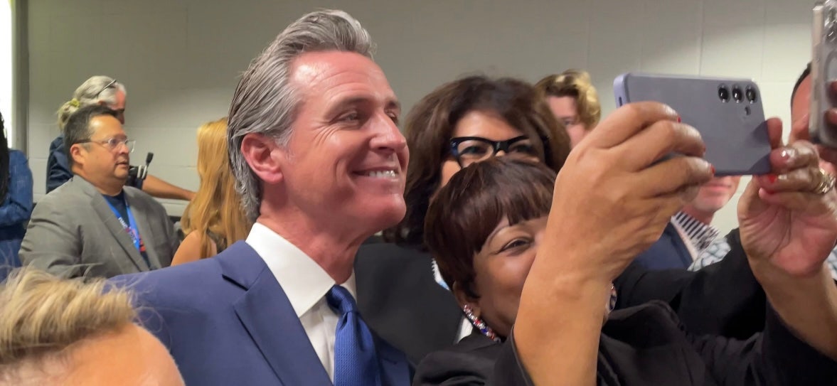 Newsom, Biden's Top Surrogate, Now Campaigning for Harris.