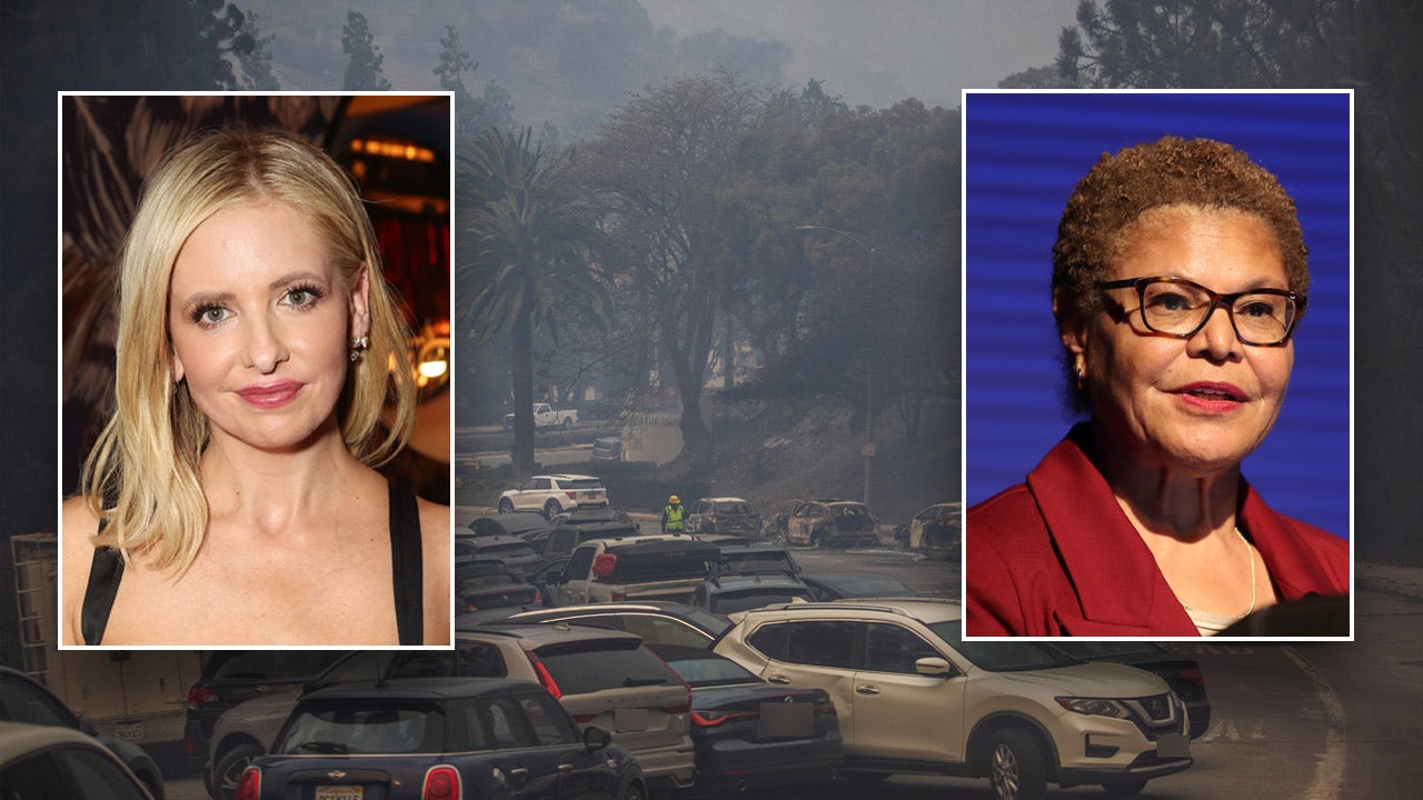 Sarah Michelle Gellar and co-stars criticize LA mayor during Palisades Fire gridlock evacuations.