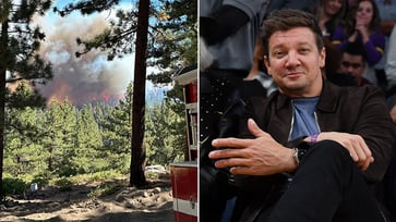 Wildfires force evacuation of Nevada home by Jeremy Renner.