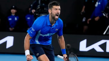 In the Australian Open matchup, Carlos Alcaraz is defeated by Novak Djokovic as he strives for his 25th Grand Slam title.