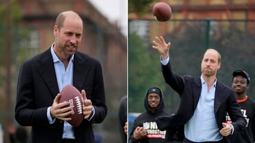 Former NFL player is surprised by Prince William's impressive throw: "He has the potential to be a quarterback in the future."