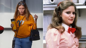 Jennifer Jason Leigh, known for her role in 'Fast Times at Ridgemont High', was seen in Hollywood recently, preparing for upcoming projects.