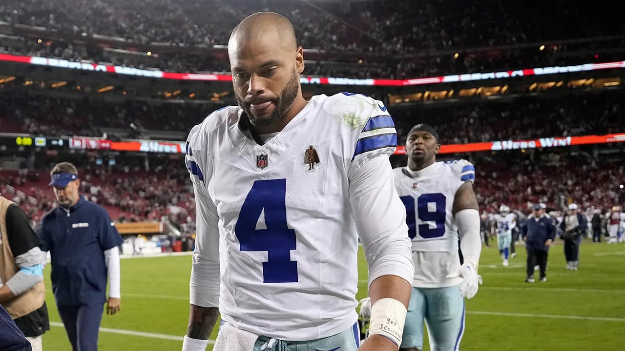 Jerry Jones announces that Dak Prescott has decided to undergo season-ending surgery to treat his injured hamstring.