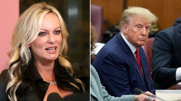 Trump allegedly had a one-night stand with Stormy Daniels, who later agreed to lie about it for a $130,000 payoff.