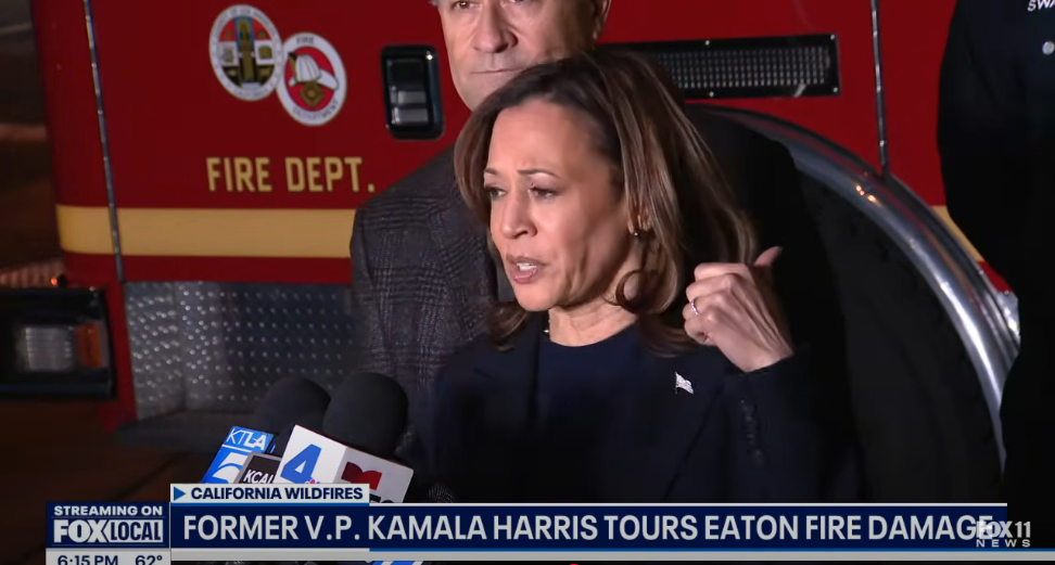 Kamala Harris faced criticism online for another confusing statement about "community" during a visit to a fire department.