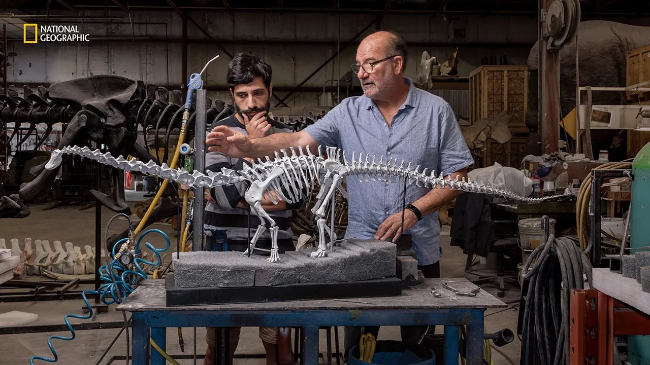 A green dinosaur skeleton discovered in Utah may represent a new species, according to National Geographic.