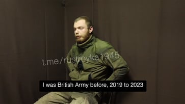 A former British soldier fighting for Ukraine was captured by Russian forces in Kursk, according to a report.