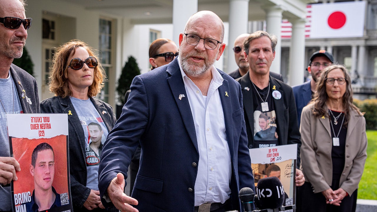 An Israeli-American hostage's father makes a plea for a deal "with Satan" before Biden and Harris enter the Situation Room.