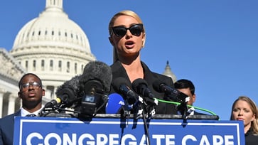 Paris Hilton calls for House passage of 'Stop Institutional Child Abuse Act' following Senate's approval.