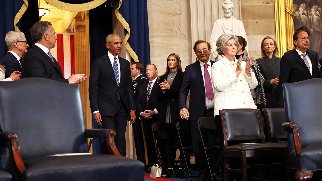 Barack Obama attends the inauguration while Michelle chooses to stay away.