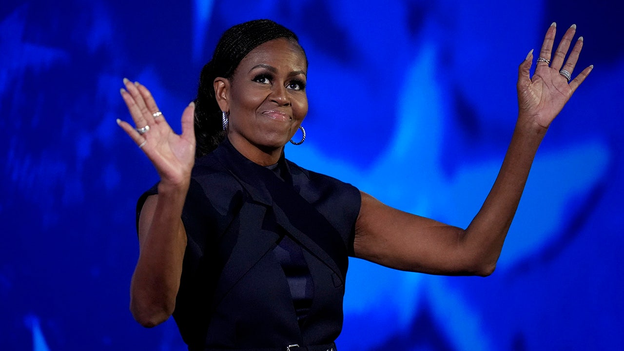 Michelle Obama delivers her third consecutive DNC speech, criticizing Trump's "racist lies" and "narrow view of the world."