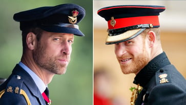 Prince William adopts a shaggy beard, similar to Prince Harry, sparking excitement among fans for his "yummy new look."