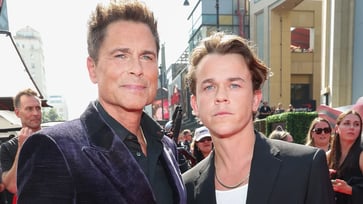 Rob Lowe's son describes him as a "complete idiot in the best way."