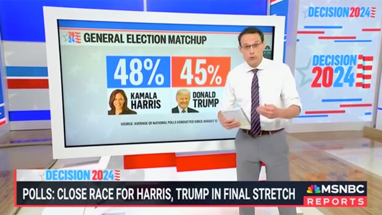 Kornacki of MSNBC reports that Trump is behind Harris in the polls but is in a better position than in his previous two elections.