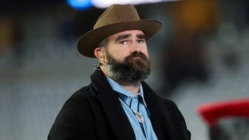 Jason Kelce expresses worry about drone sightings and hopes to discover their purpose someday.