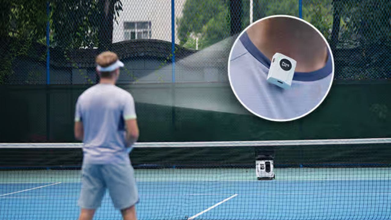 No tennis partner? No problem with this AI robot.