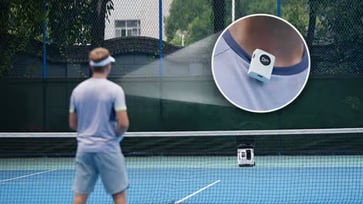 No tennis partner? No problem with this AI robot.