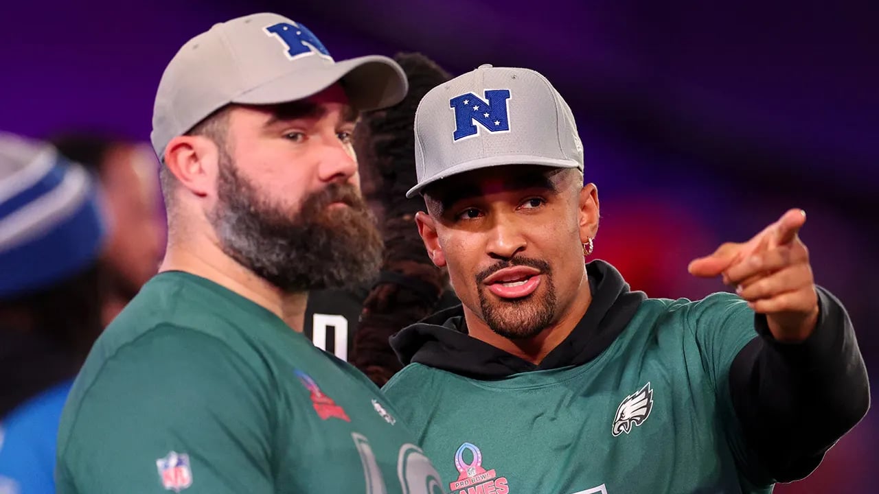 Jalen Hurts should become a more effective leader as he takes on new responsibilities as a quarterback, according to Jason Kelce.