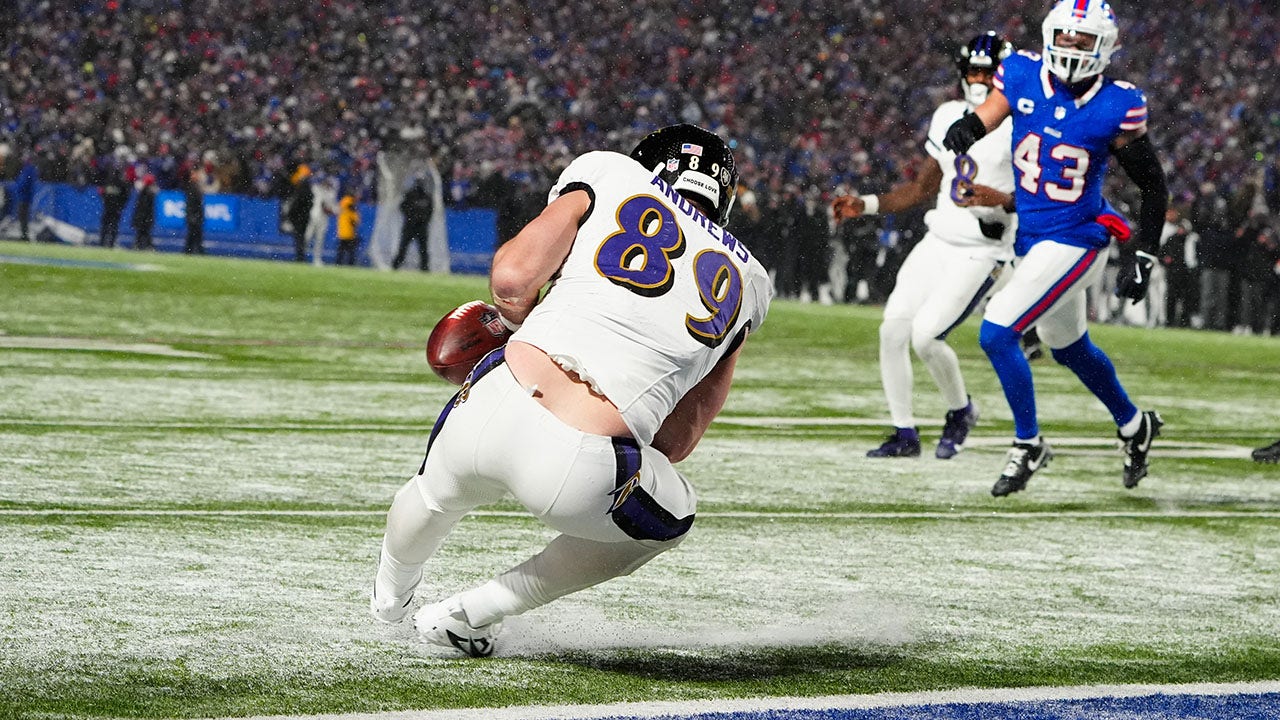 Mark Andrews of the Ravens is under scrutiny following two crucial errors that contributed to their playoff loss to the Bills.