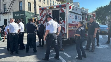 In NYC, 5 people were injured during a shooting at the West Indian Day parade, and the police are currently searching for the suspect.