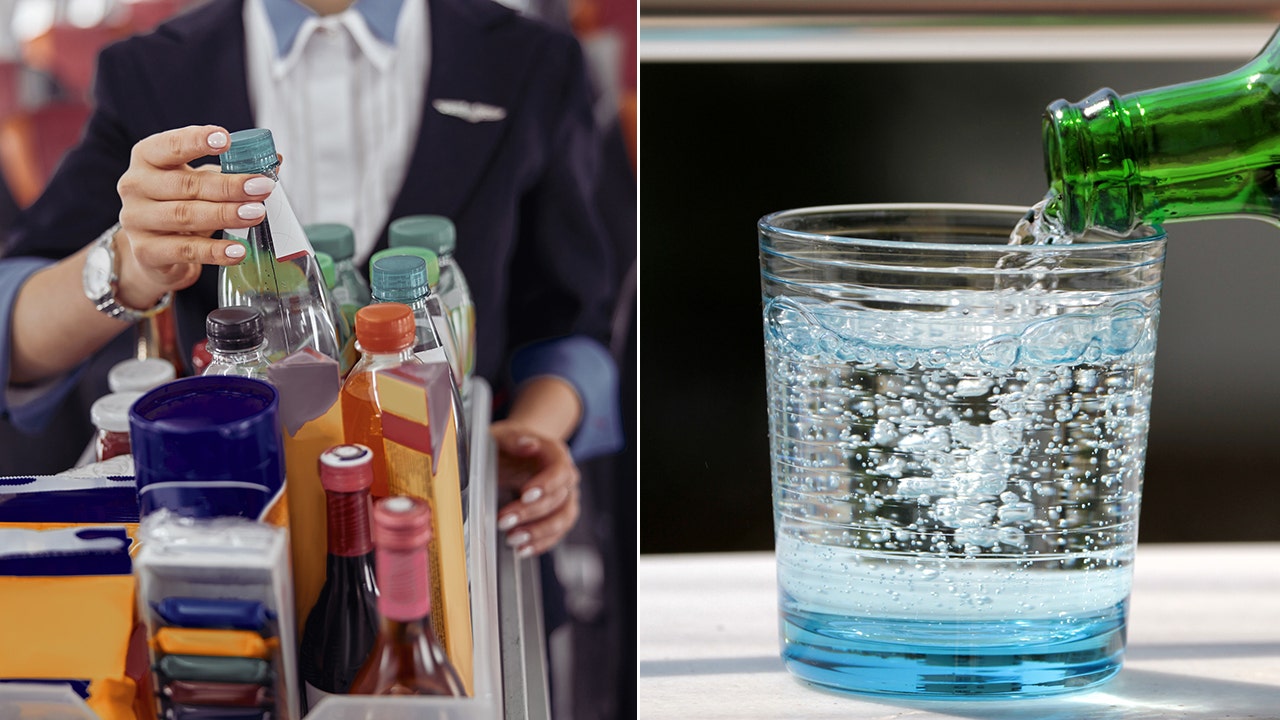 What to drink on a flight to prevent dehydration and what to avoid.