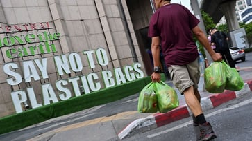 This time, California has banned thicker plastic bags.