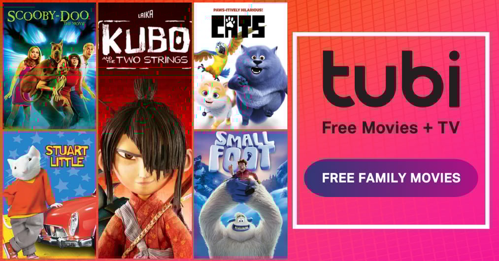 Tubi offers a selection of family-friendly movies that you can watch for free.