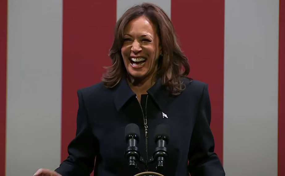 Kamala Harris chuckles at her own "word salad" remark: "I did that"