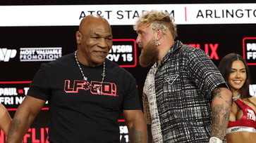 The Mike Tyson-Jake Paul fight at Cowboys' AT&T Stadium was halted after complaints from NFL players about the glare from the ring lights.