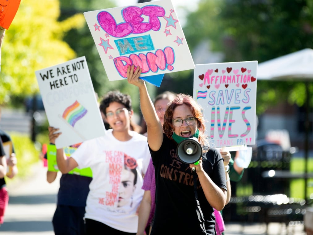 In a landmark case, the Supreme Court considers the treatments for transgender youth.