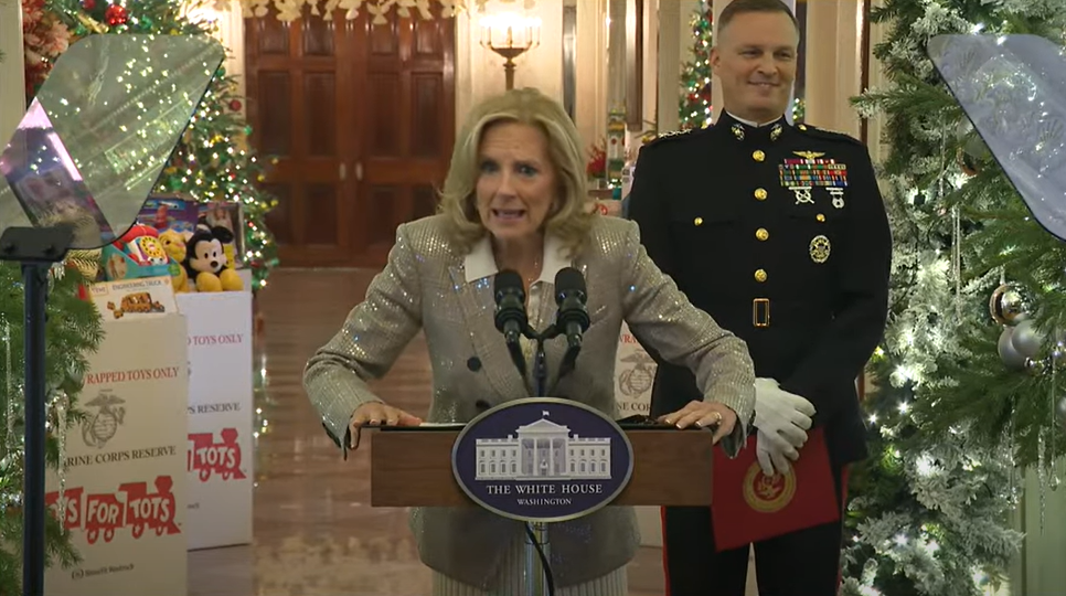 Jill Biden's 'Happy Holidays' corrected on social media with 'Happy Christmas:' "Epic response."