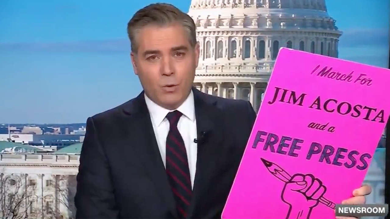 Jim Acosta of CNN responds to Trump's characterization of the media as "the enemy of the people" in an interview.