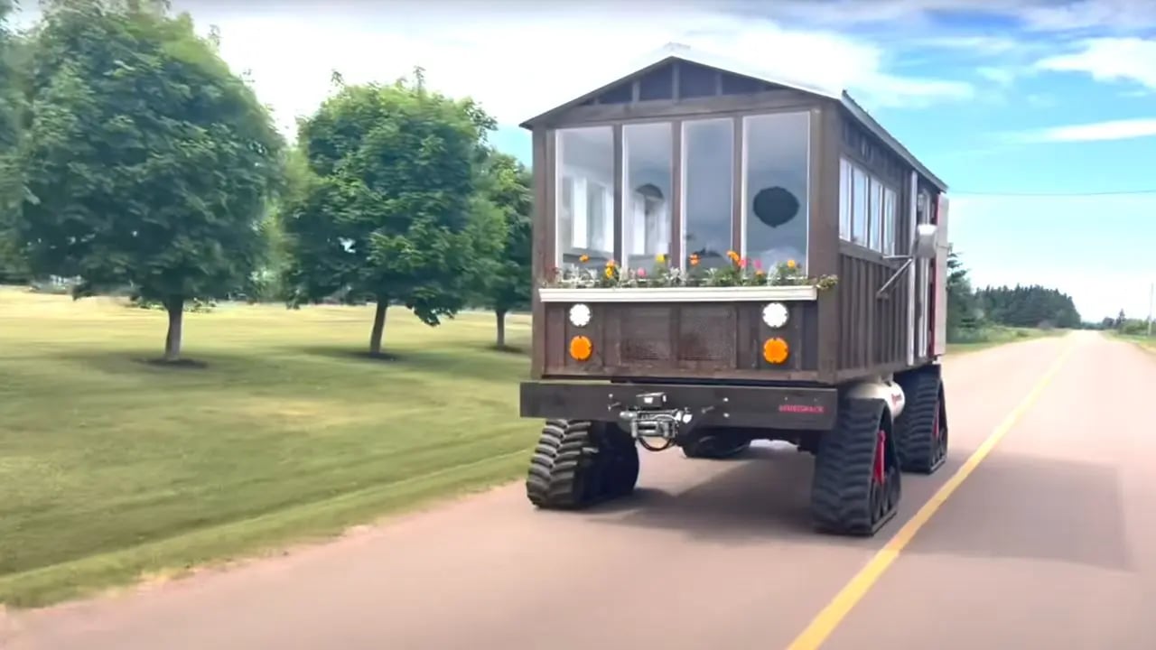 Any terrain, anywhere, unstoppable off-road tiny house conquers.