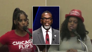 Chicago resident expresses frustration with liberal mayor over migrant funding after heated meeting: 'Put America first!'