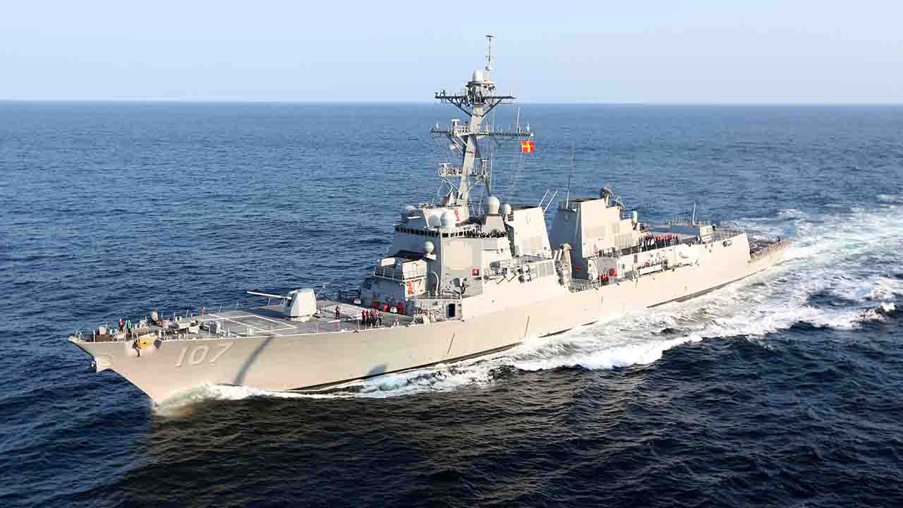 Official: US destroyer stops Houthi missiles targeting US-owned container ship